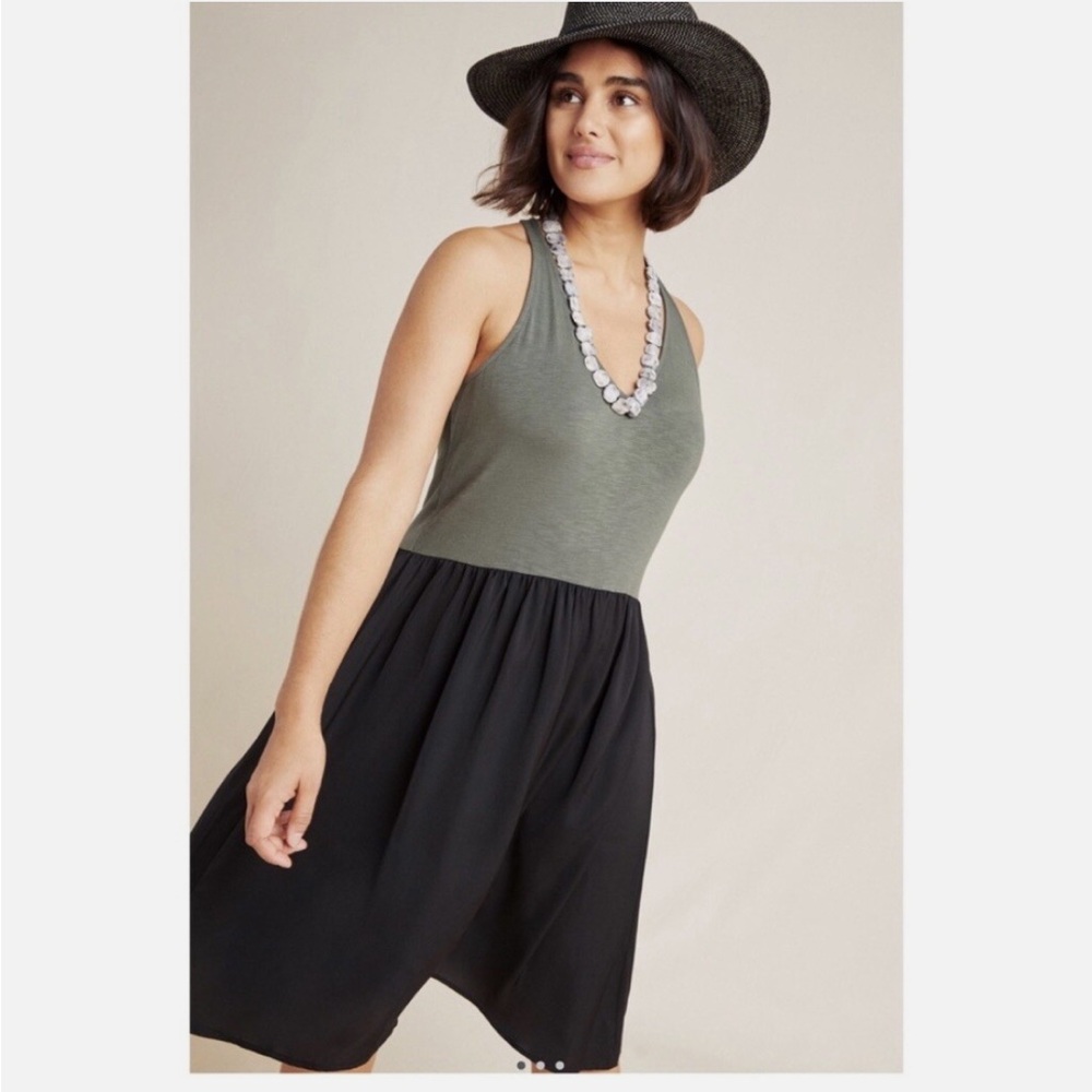 Anthropologie Dolan color block Tank dress size M